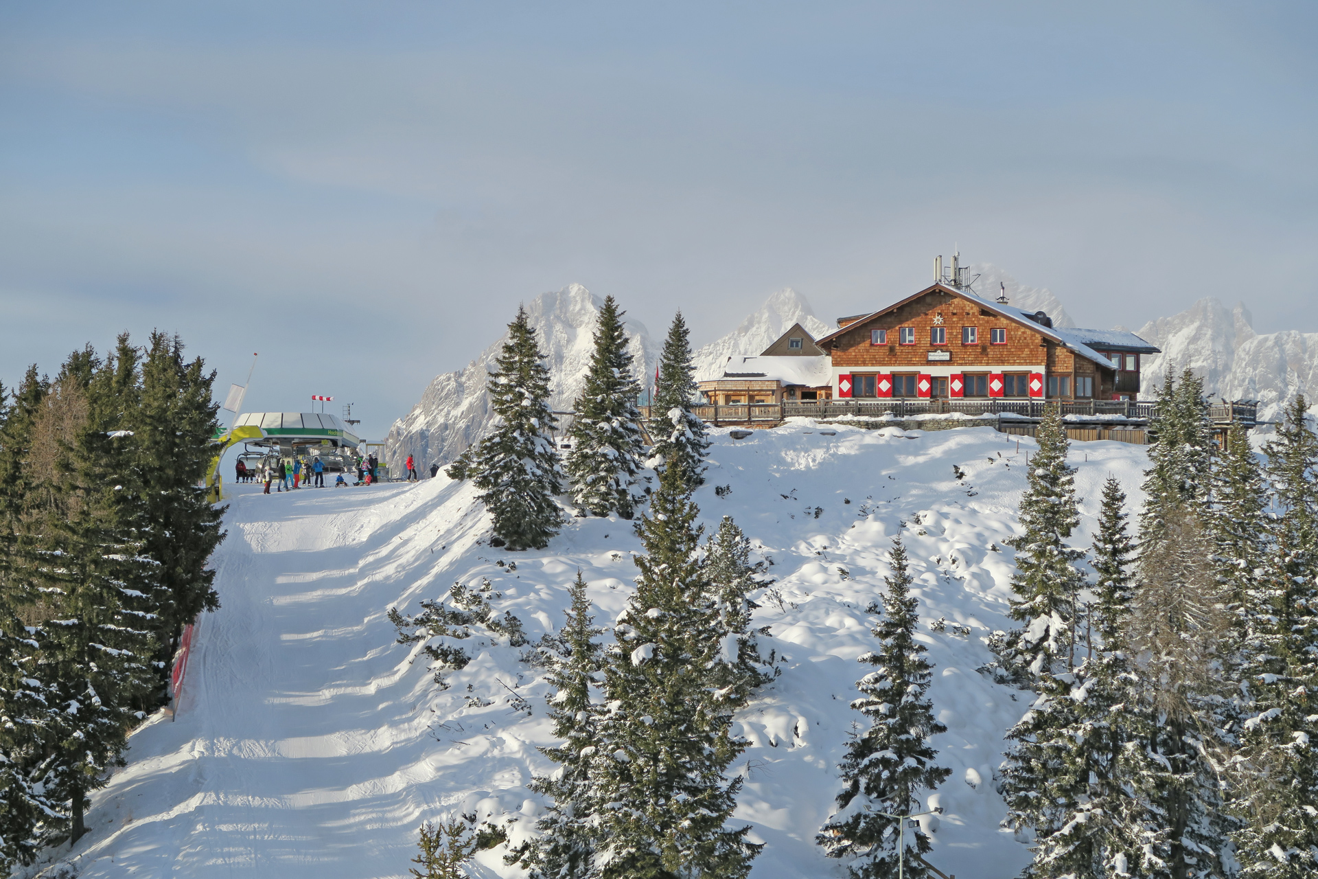 Rodelbahn-Start Planai-Hochwurzen