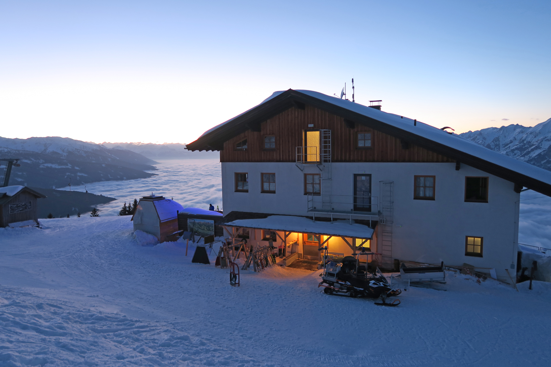 Einkehr Rodelbahn Kellerjoch